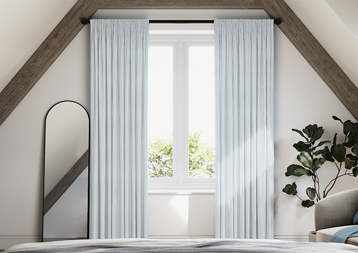 Nautical Stripes, Blue Sails - Made to Measure Curtains - Image 3